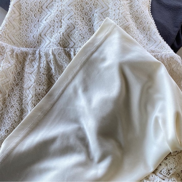 Volcom ecru lacy dress - Picture 6 of 10